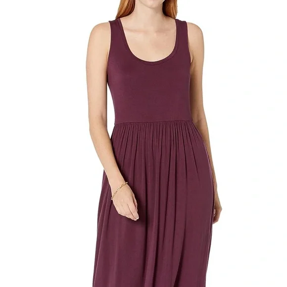 fitted lace wedding dress Women's Purple Maxi Tank Dress 8 – Buford Resale/Consignment Shop main image 0